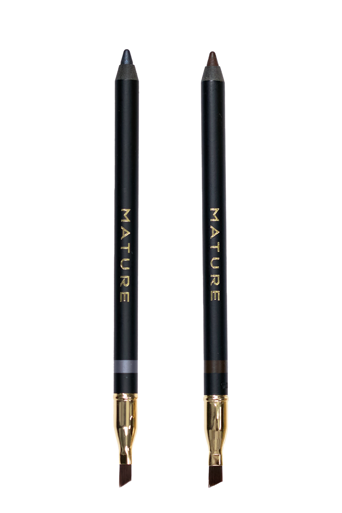 Mature Beauty Steel Gray and Dark Brown Eyeliners