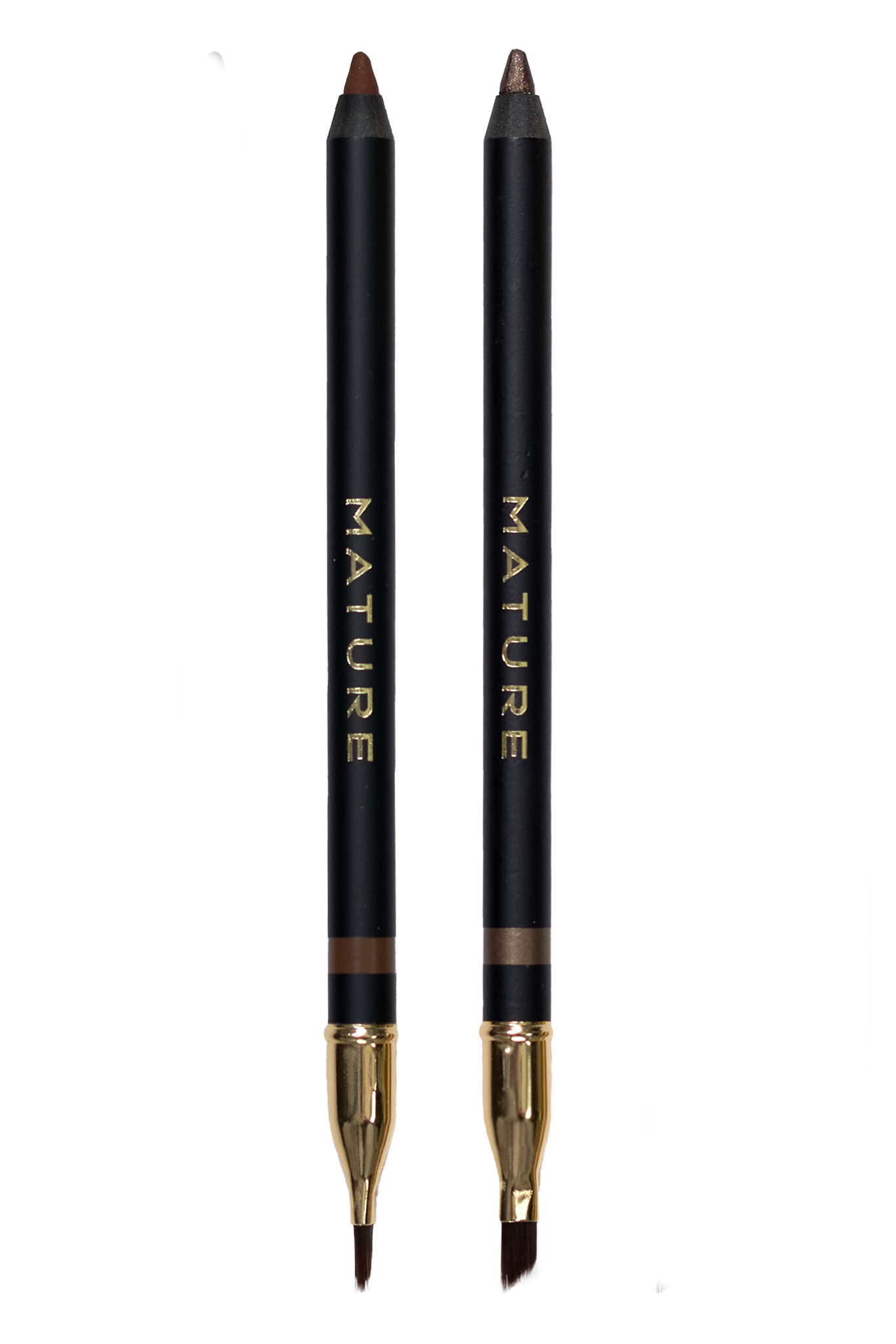 Chocolate Brown and Champagne Bronze Eyeliners.